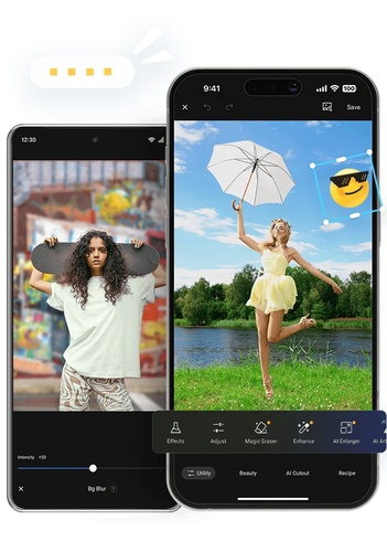 améliorer la qualité d'une photo pixelisée avec Fotor