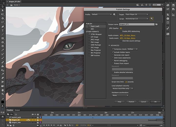 application pour créer un personnage manga adobe