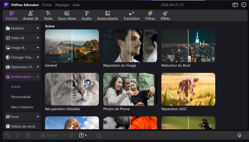 application pour déflouter une photo Ediamkor