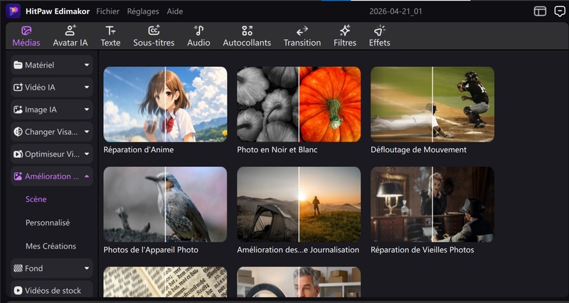 application pour déflouter une photo Ediamkor