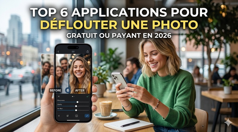 application pour déflouter une photo gratuit
