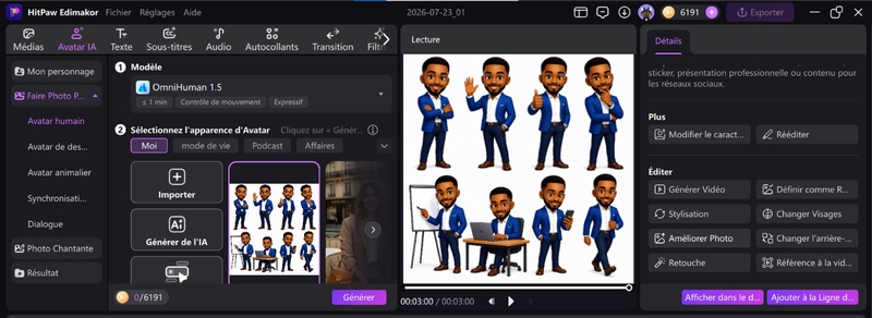 comment créer un bitmoji avec Ediamkor