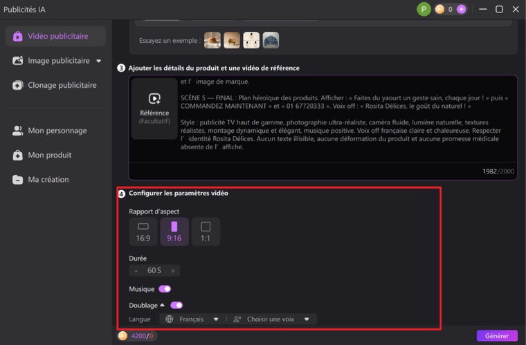 comment créer une vidéo publicitaire avec ia