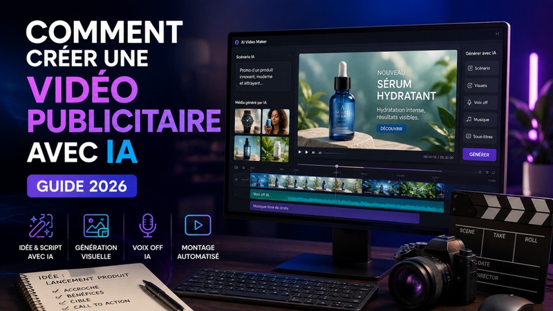 comment créer une vidéo publicitaire avec ia