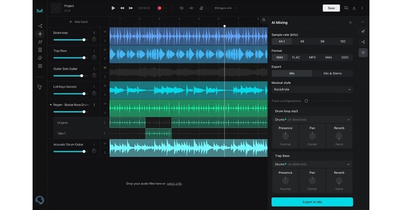 comment séparer la voix et la musiqueMoises.ai