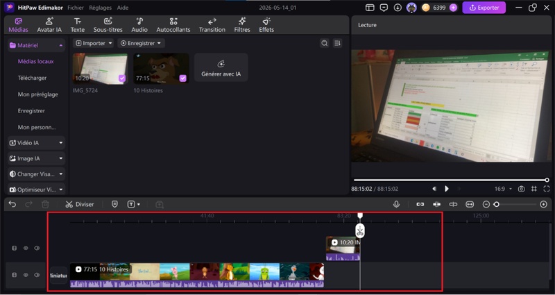 créer un clip musical avec ia avec Edimakor guide 23