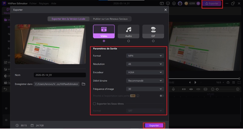 créer un clip musical avec ia avec Edimakor guide 24