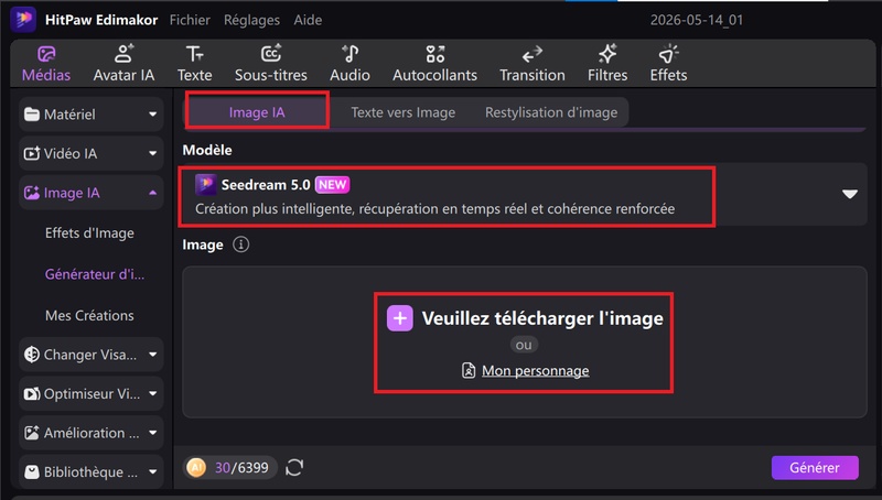 créer un clip musical avec ia avec Edimakor guide 7