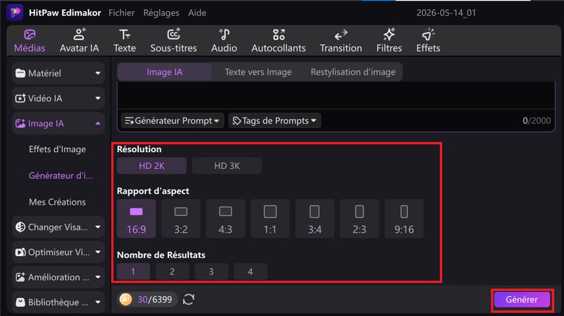 créer un clip musical avec ia avec Edimakor guide 9