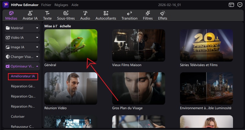 rendre nette une vidéo floue avec Edimakor