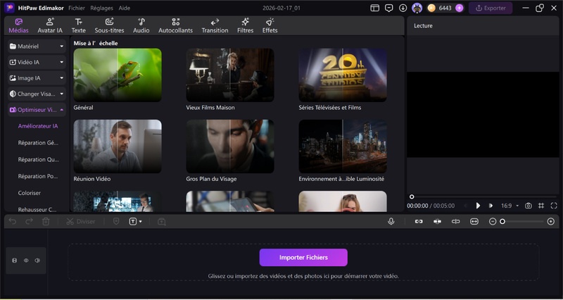 rendre nette une vidéo floue avec Edimakor