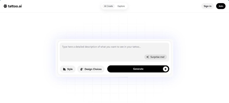 générateurs de tatouage Tattoo AI