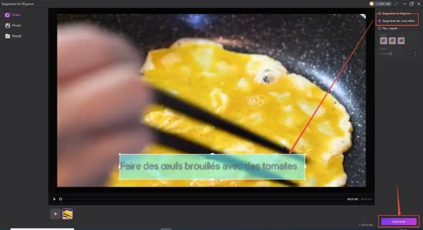 supprimer filigrane vidéo