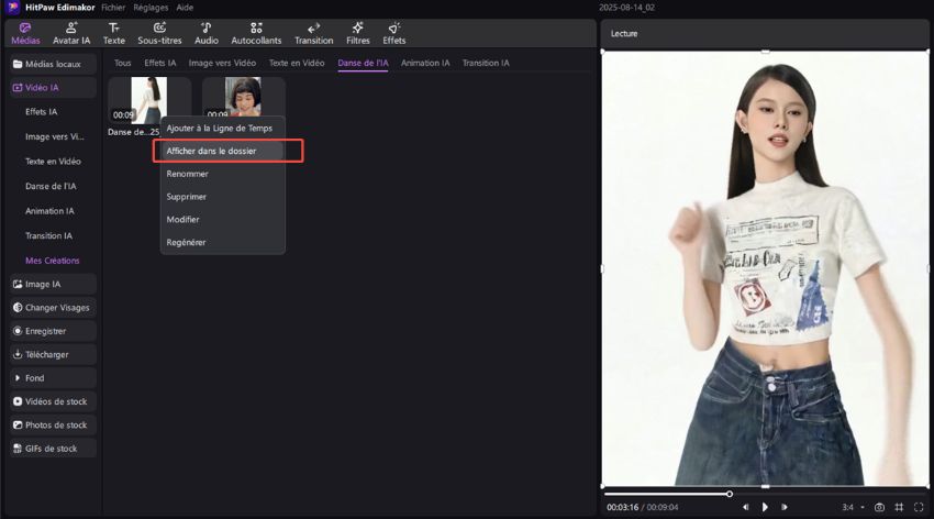 modifier la vidéo