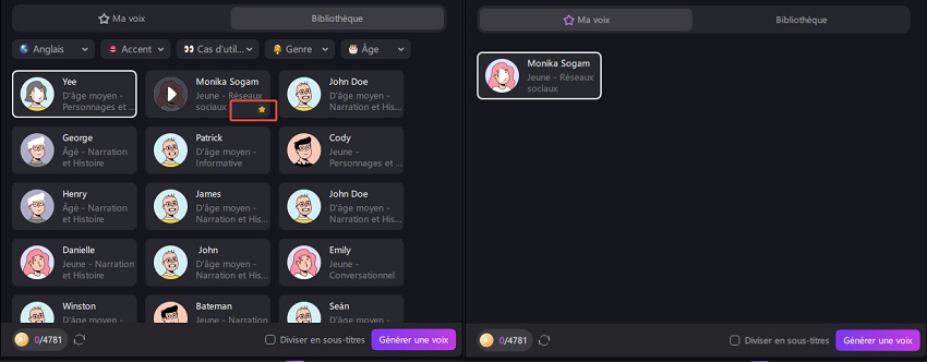 Guide de synthèse vocale Hitpaw Edimakor - Démarrer la synthèse vocale
