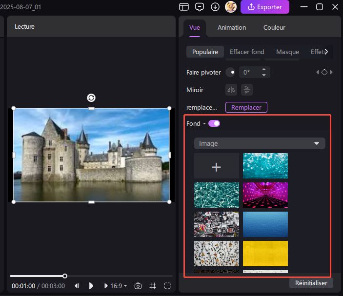 arrière-plan de l'image clé