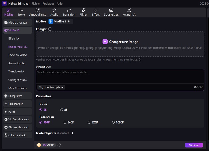 edimakor image to video options