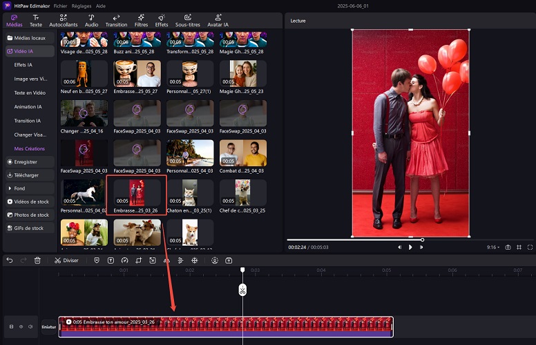 edimakor image to video - ai hugging result