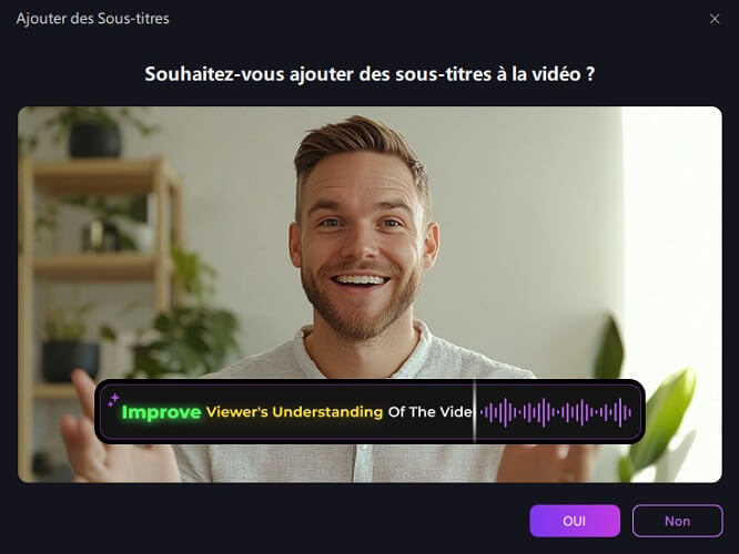 text based editing add subtitles to the video