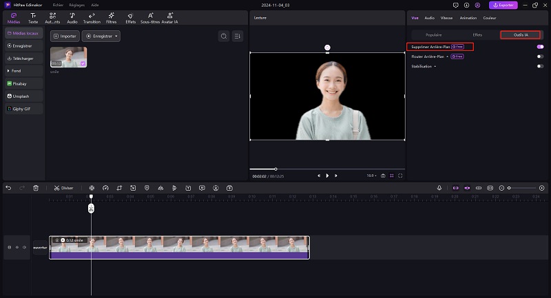ai video background removal