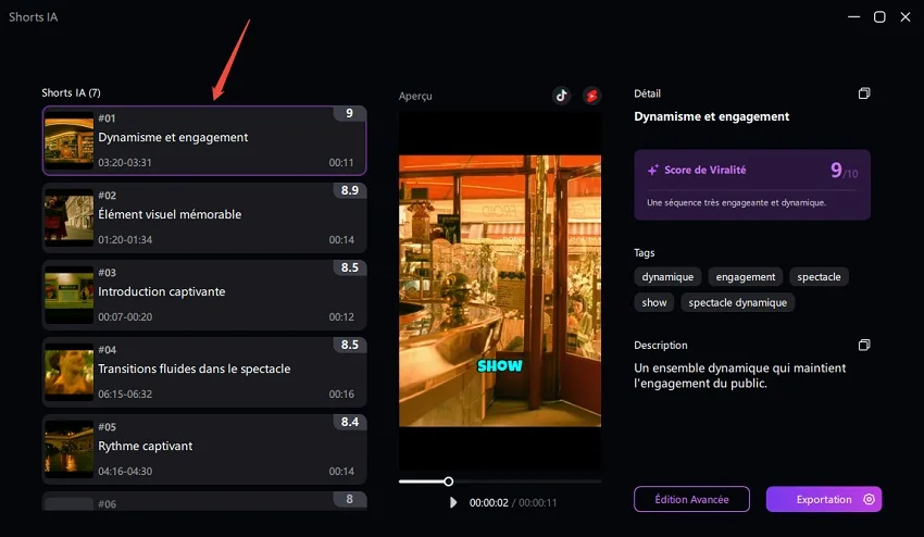 createur clip ai edimakor